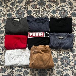 Assorted t-shirt and pants bundle
